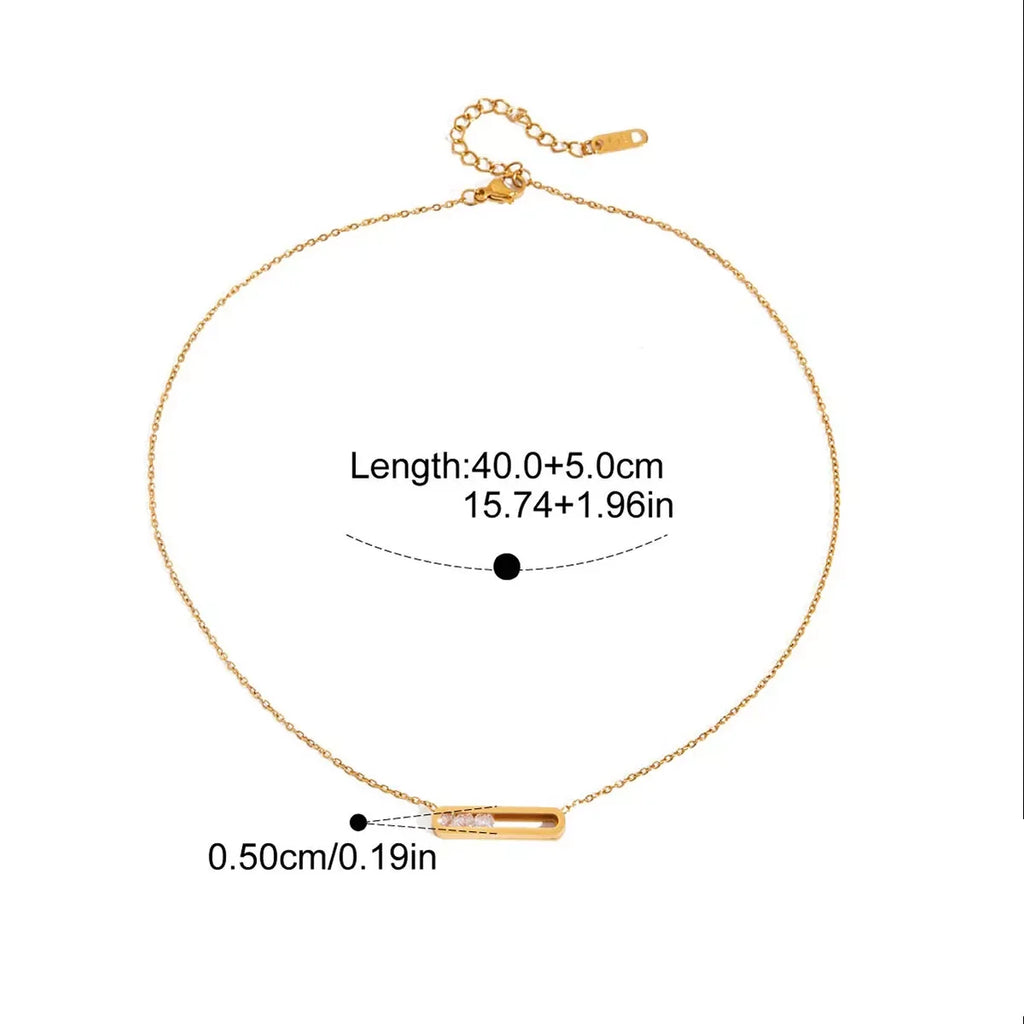 18K Gold-Plated Pendant Necklace