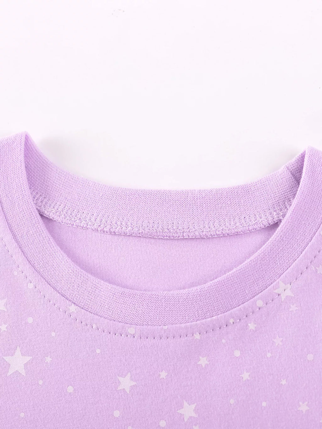 Children's Unicorn Star Print Ruffled Sleeve Dress