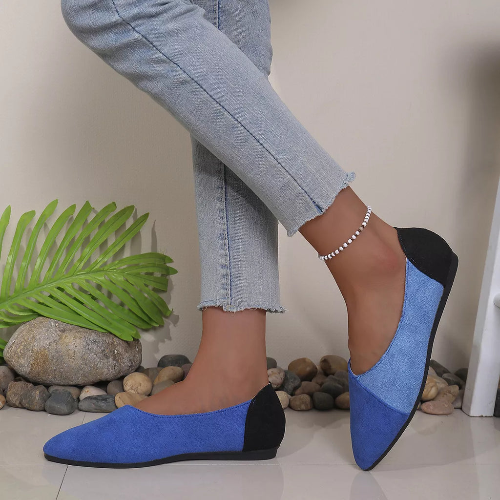 Point Toe Flats Slip-Ons