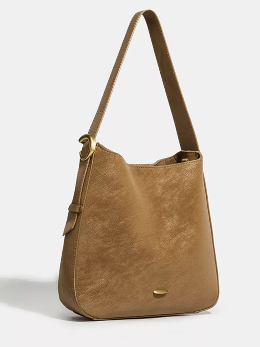 Casual Faux Leather Shoulder Bag