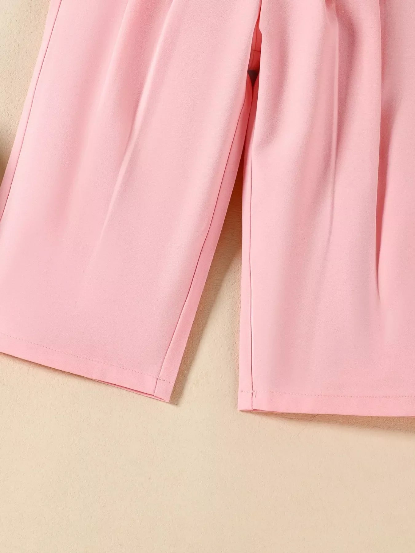 Children's Sleeveless Top and Wide Leg Pants Set