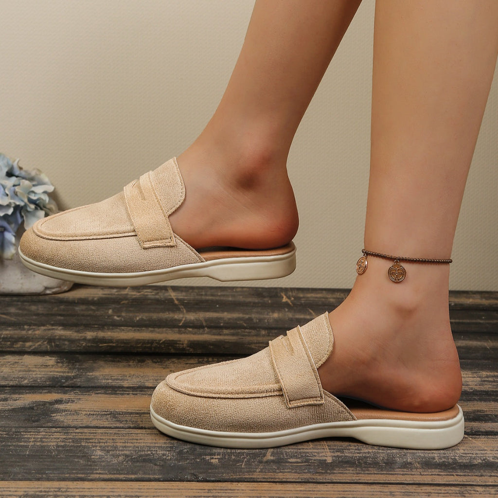 Round Toe Slip-Ons