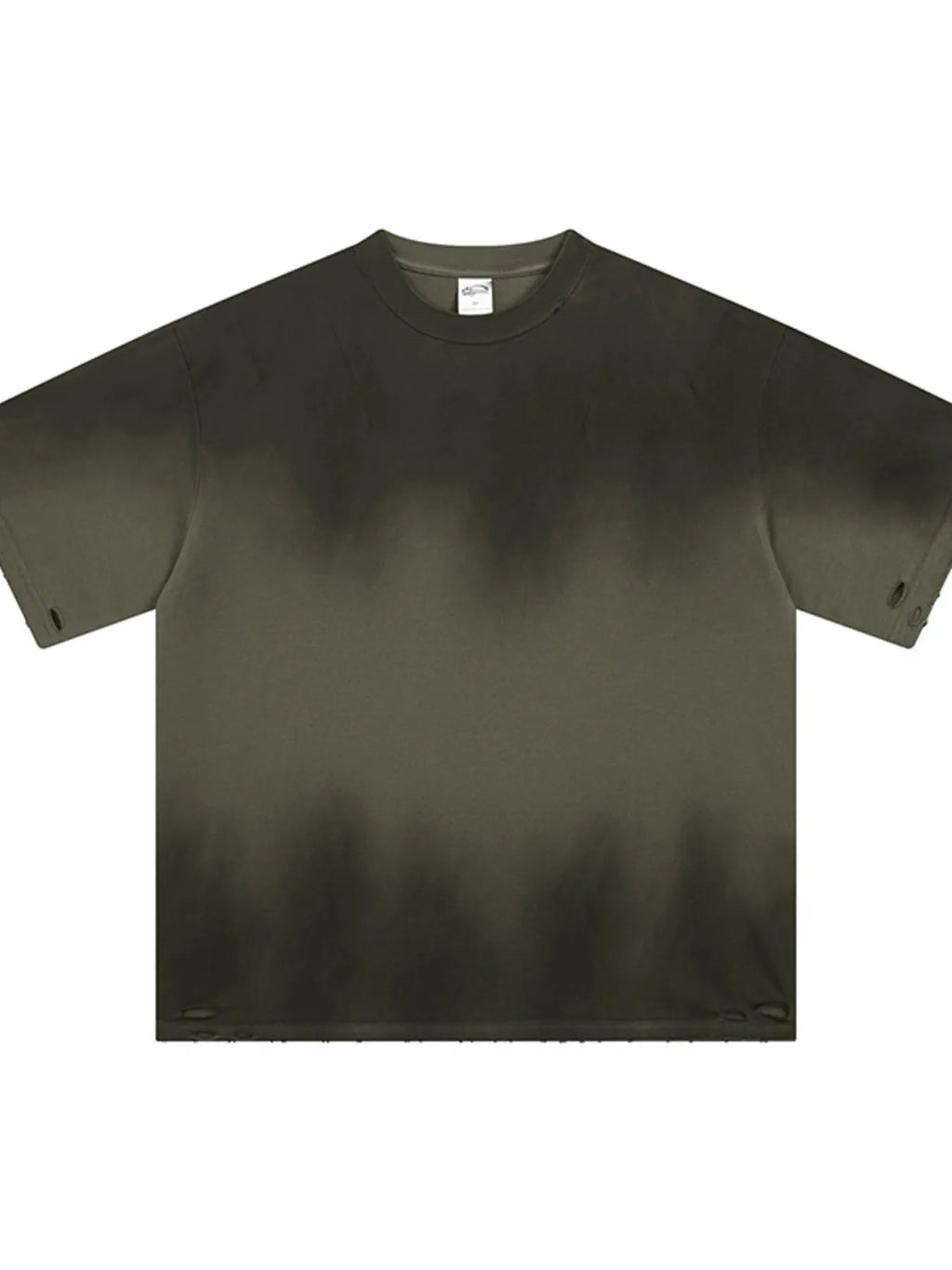 Men's Gradient Round Neck Oversized T-Shirt