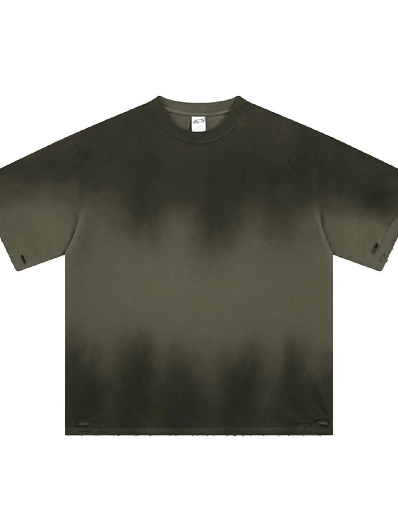 Men's Gradient Round Neck Oversized T-Shirt