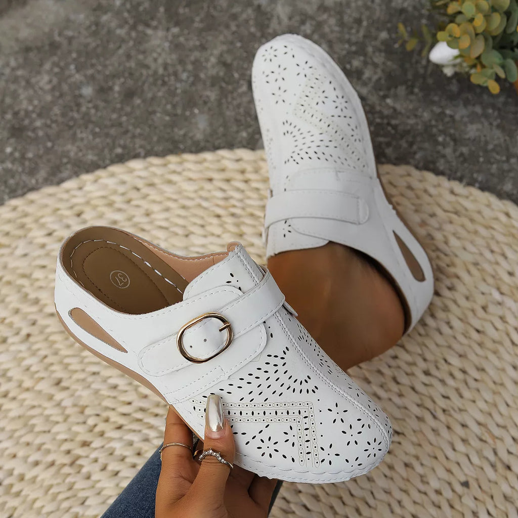 Casual Buckle Slip-Ons