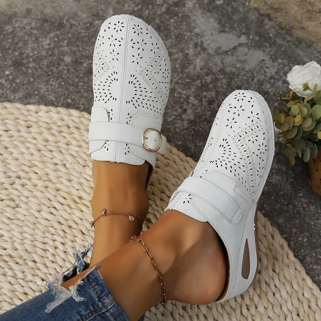 Casual Buckle Slip-Ons