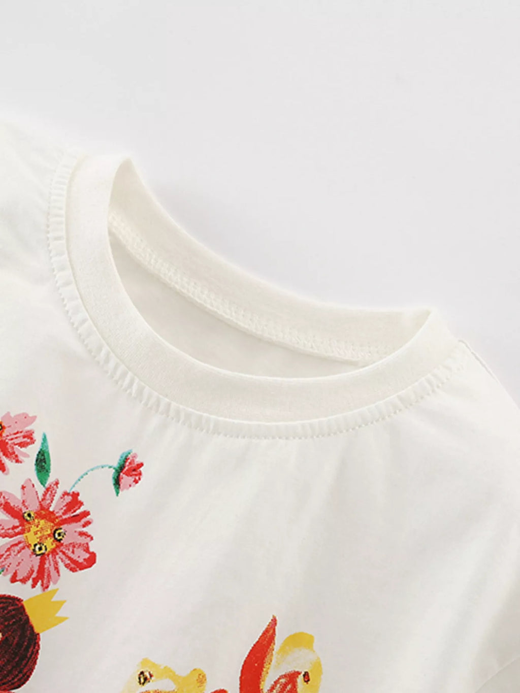 Children's Floral Fairy Short Sleeve T-Shirt