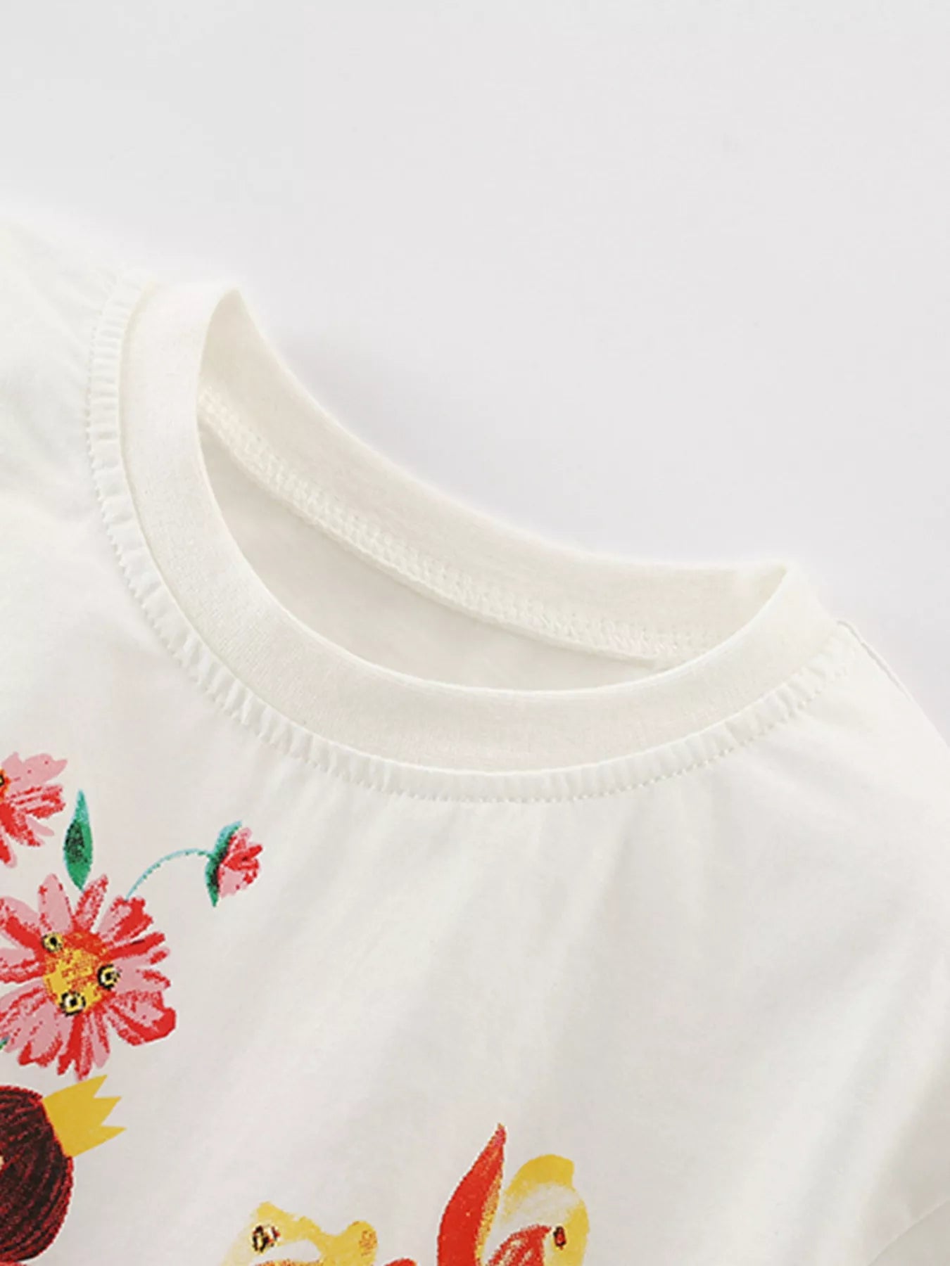 Children's Floral Fairy Short Sleeve T-Shirt