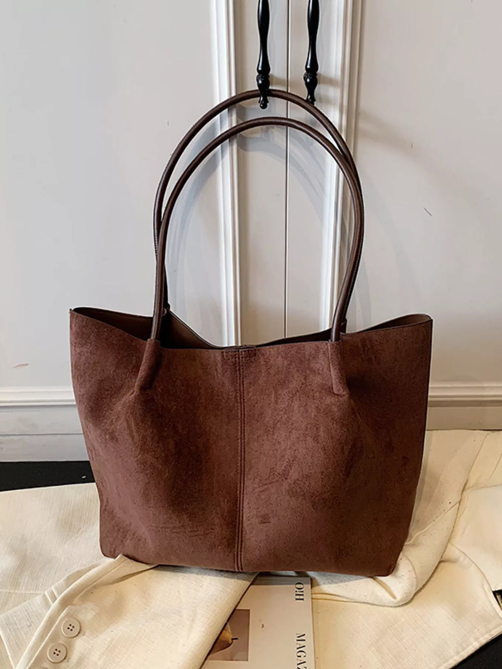 Solid Color Tote Bag