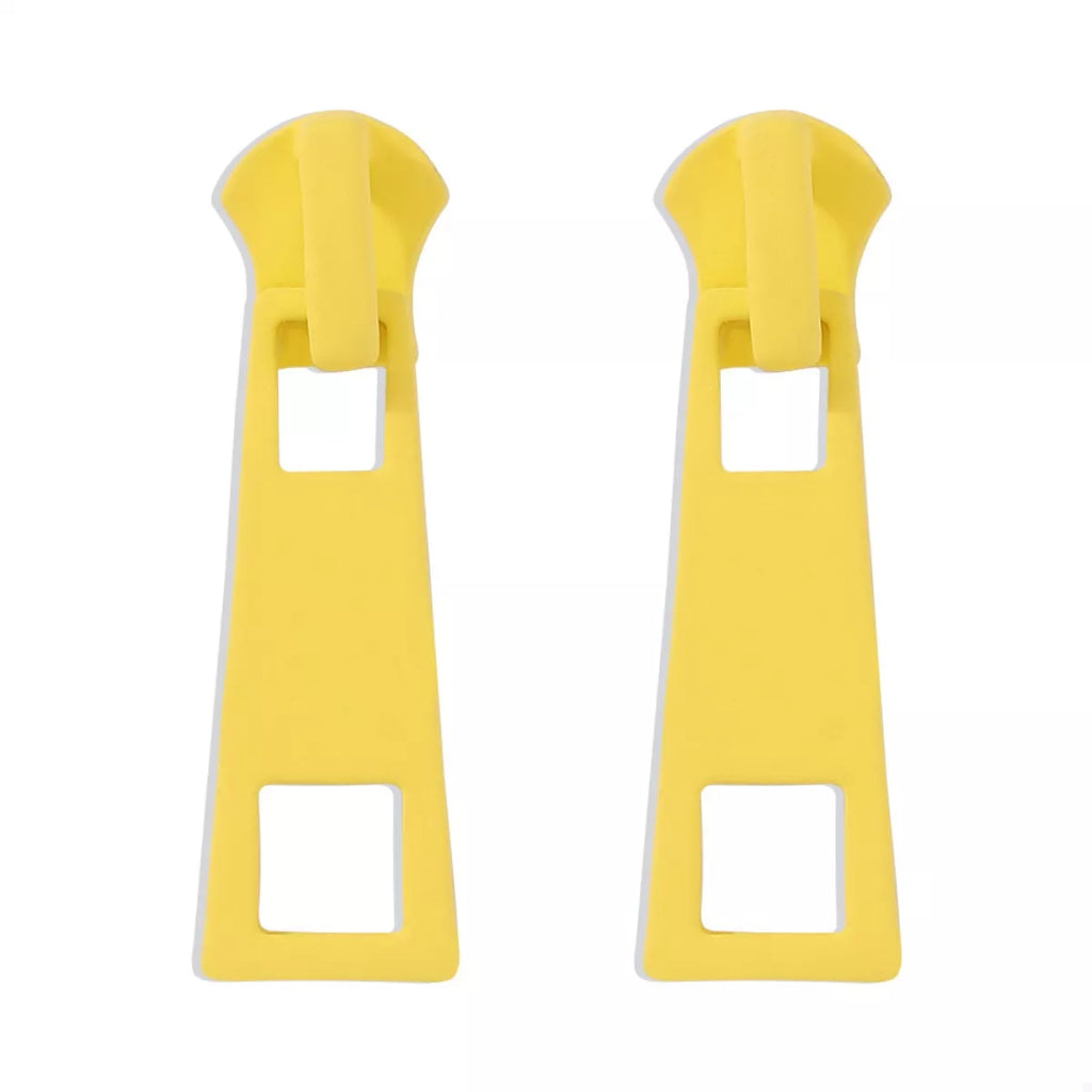 Colorful Zipper Drop Earrings