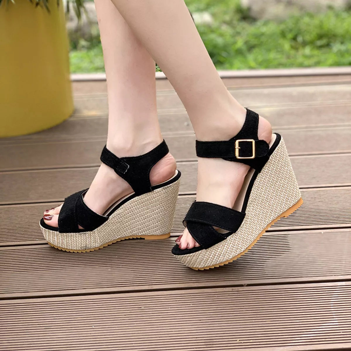 Open Toe Wedge Sandals