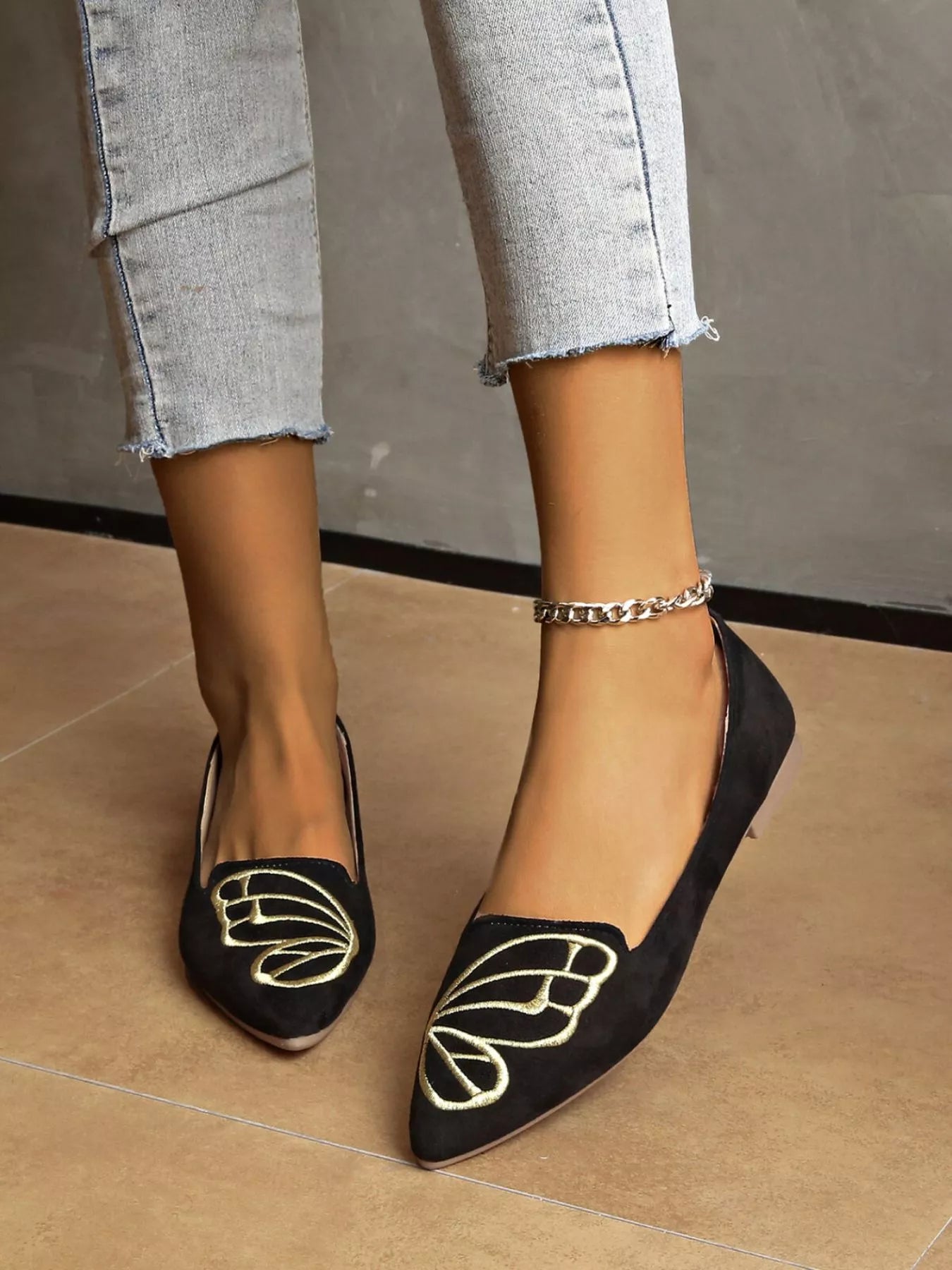Point Toe Slip-Ons
