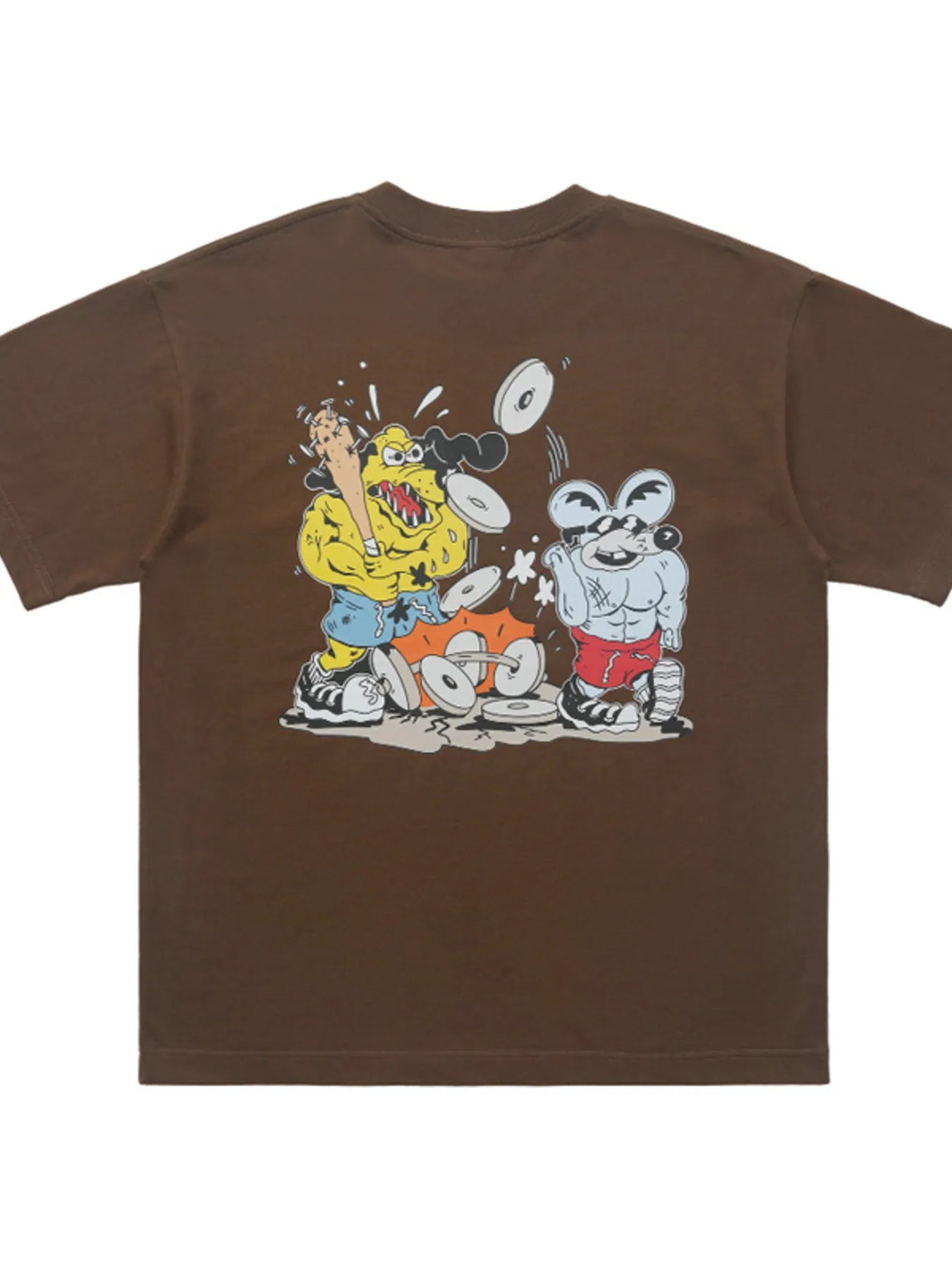 Men's Graphic Round Neck Short Sleeve T-Shirt