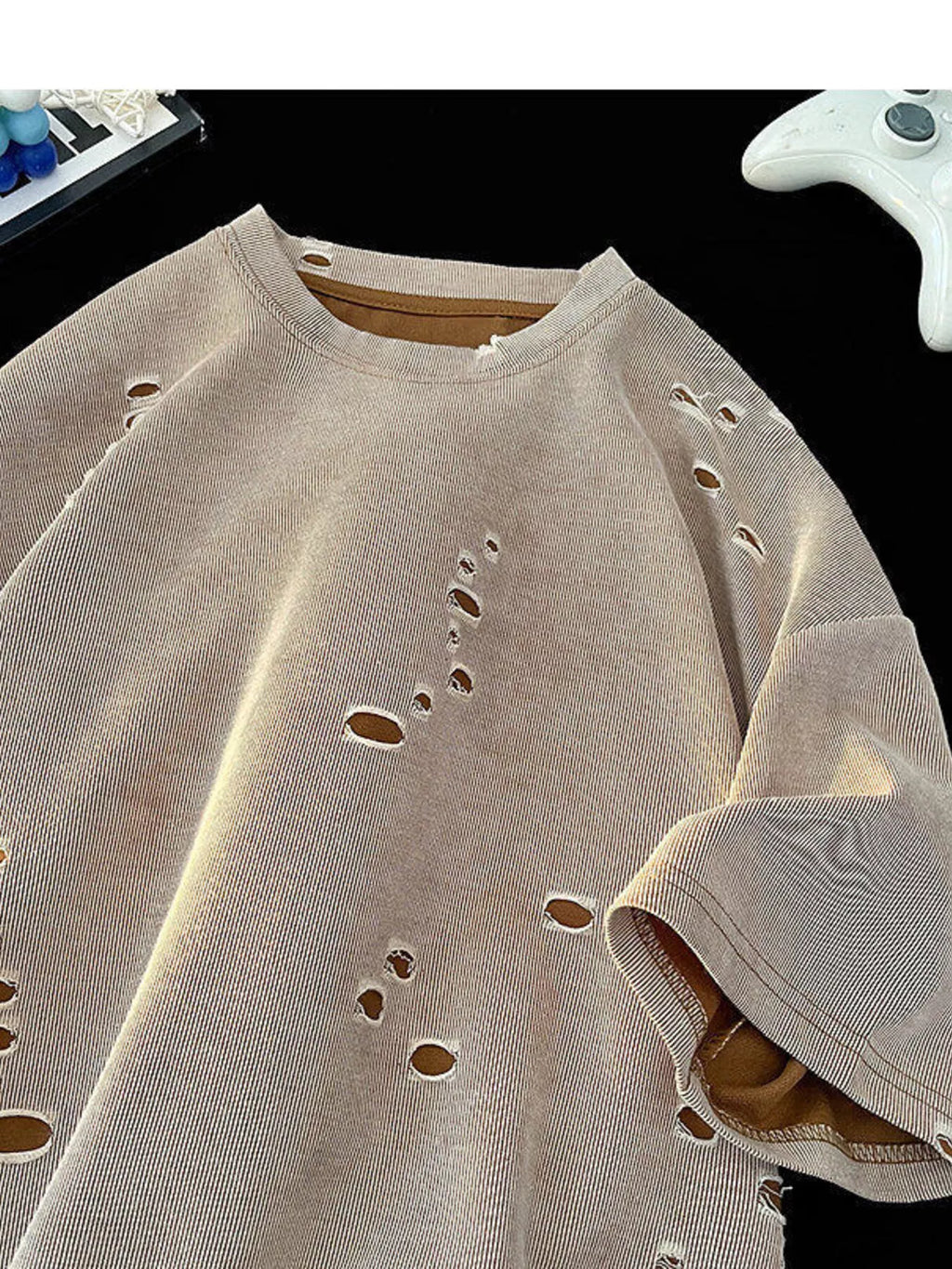 Men's Plus Size Gradient Round Neck T-Shirt