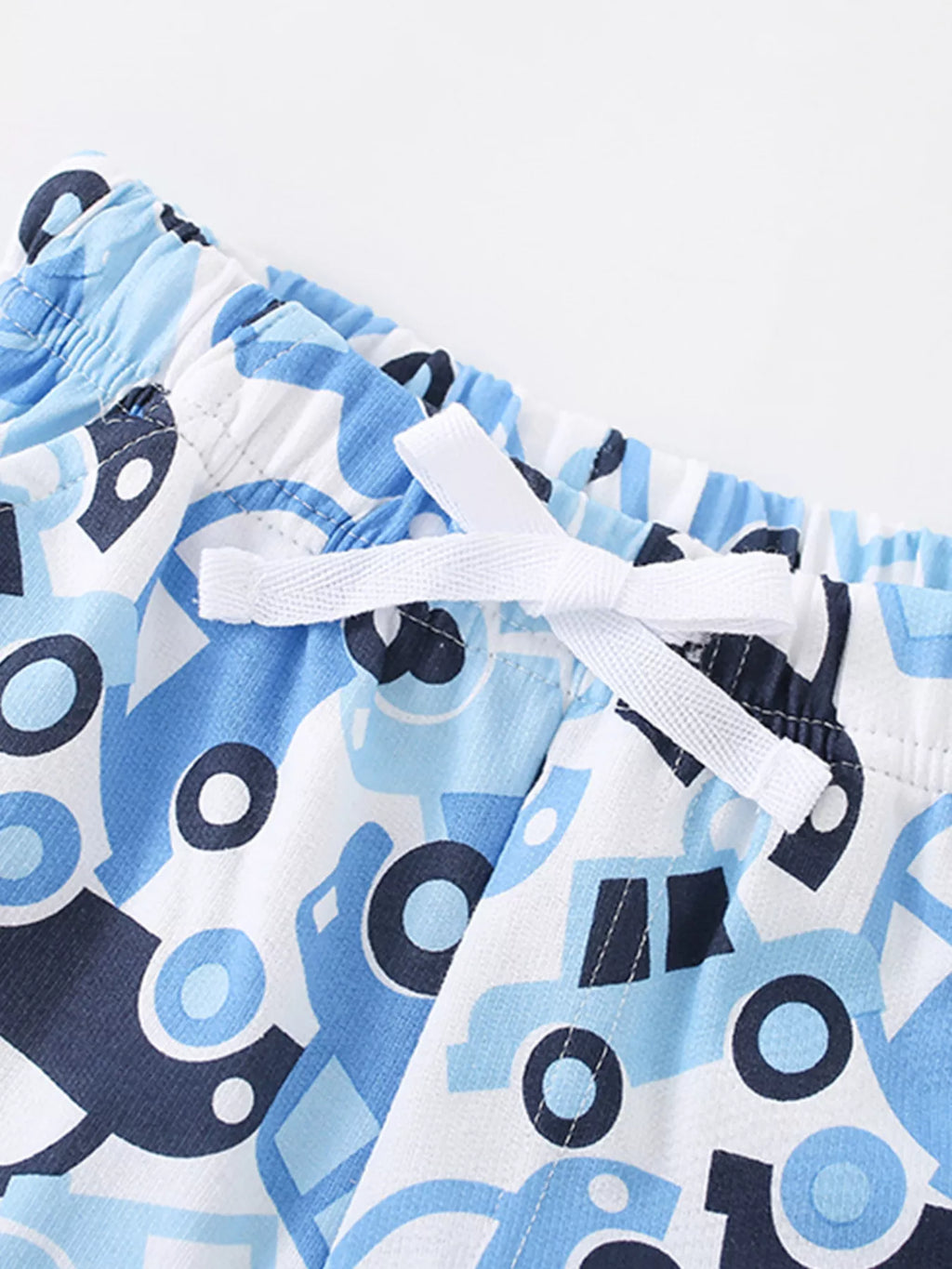 Children's Car Print Tee and Shorts Set