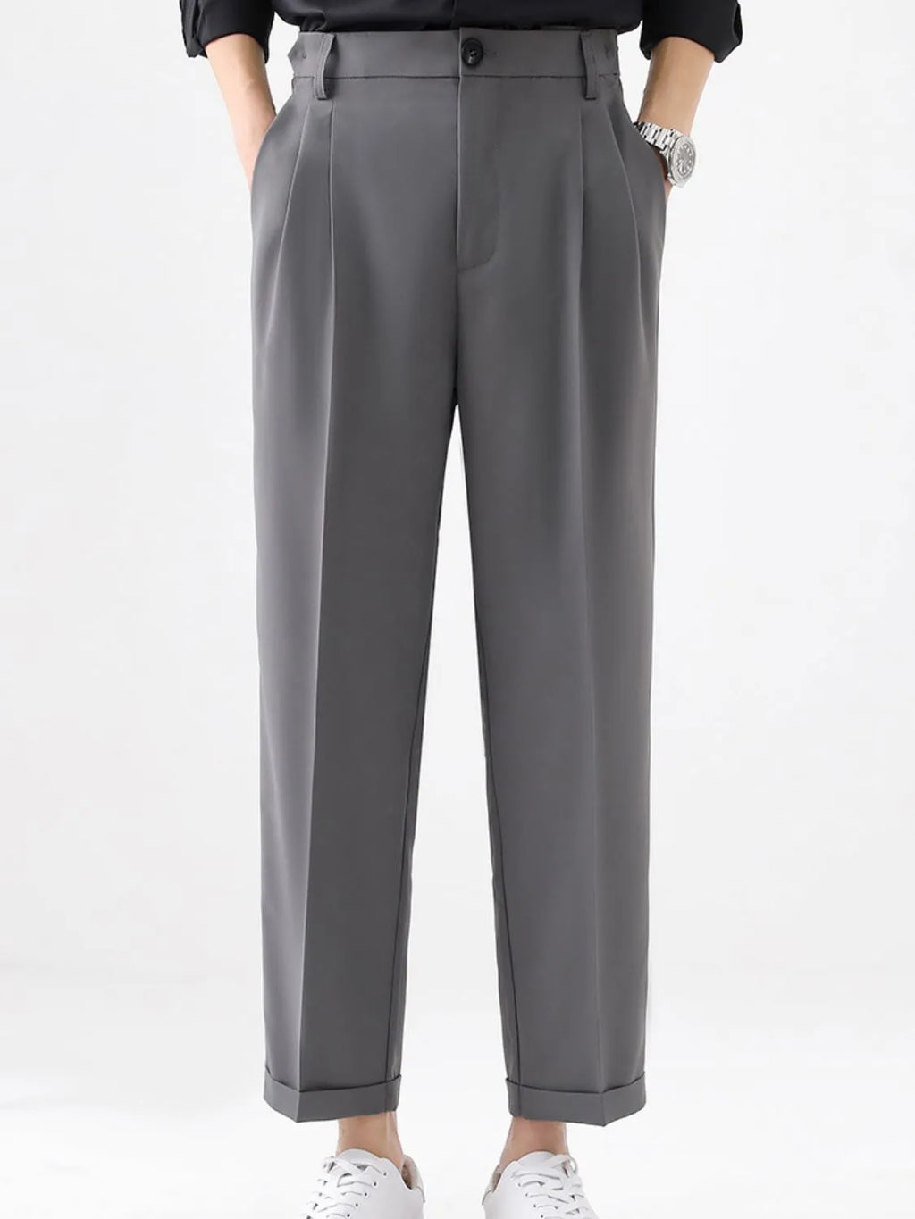 Men's Plus Size Basic style Solid Pants