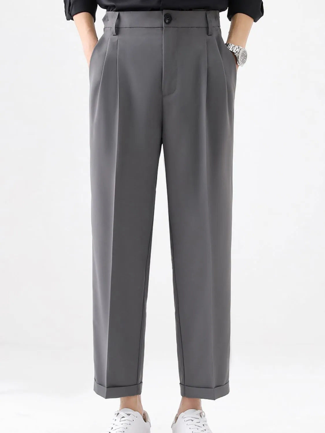Men's Plus Size Basic style Solid Pants