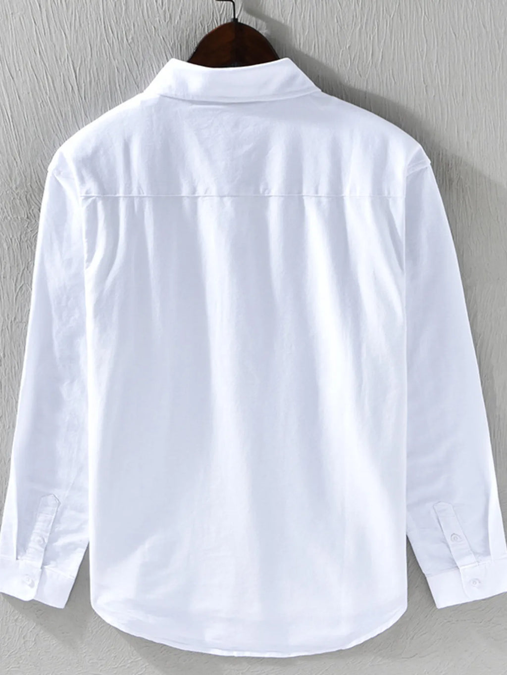 Men's Plus Size Striped Button-Down Shirt