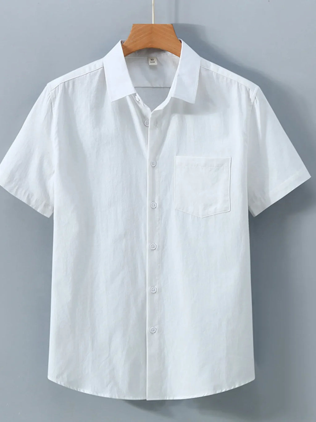 Men's Plus Size Button Up Short Sleeve Shirt