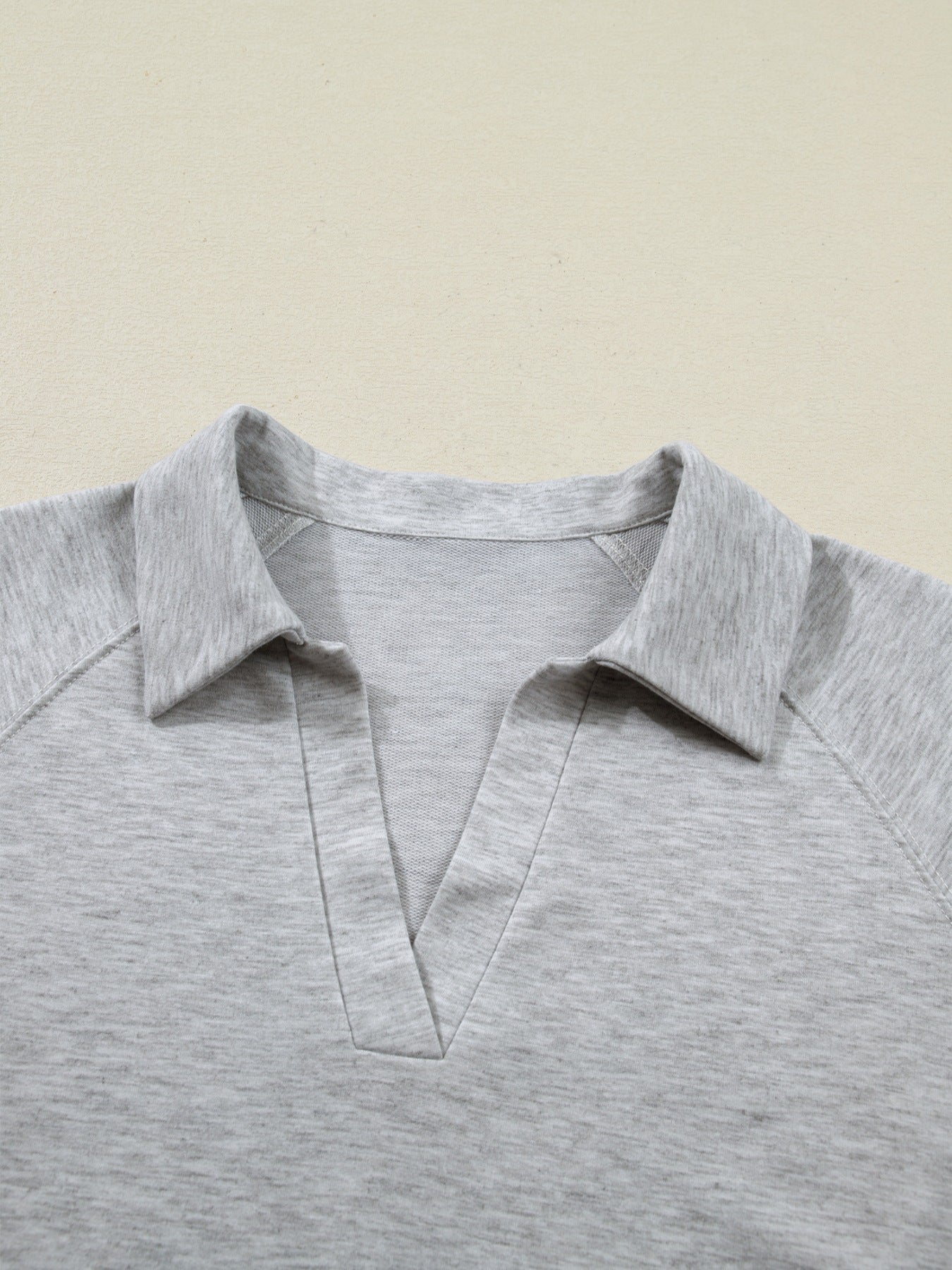 Polo Collar Short Sleeve Top and Shorts Set
