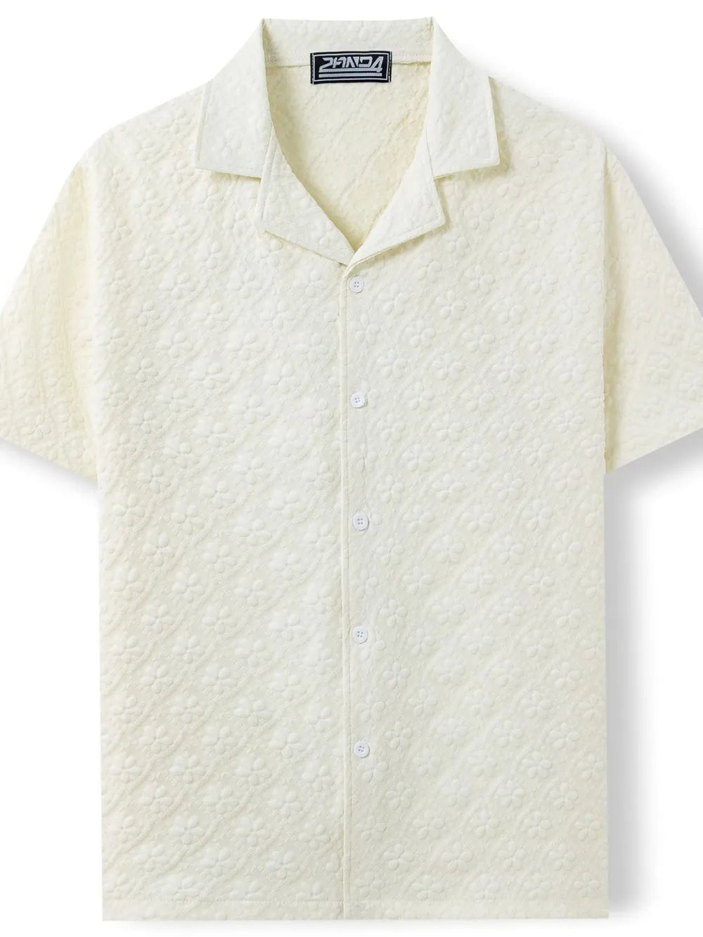 Men's Plus Size Button Down Short Sleeve Shirt