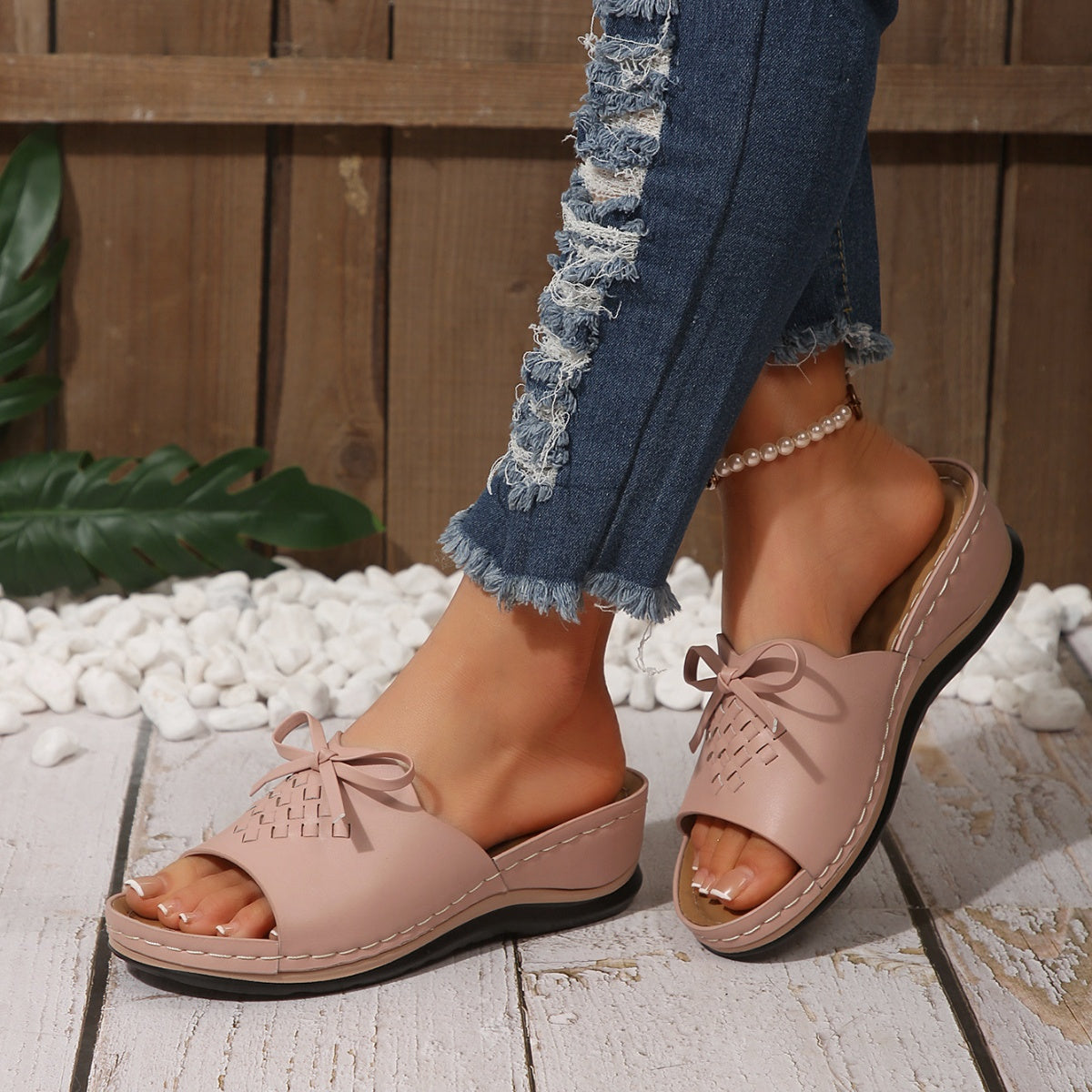 Open Toe Wedge Sandals