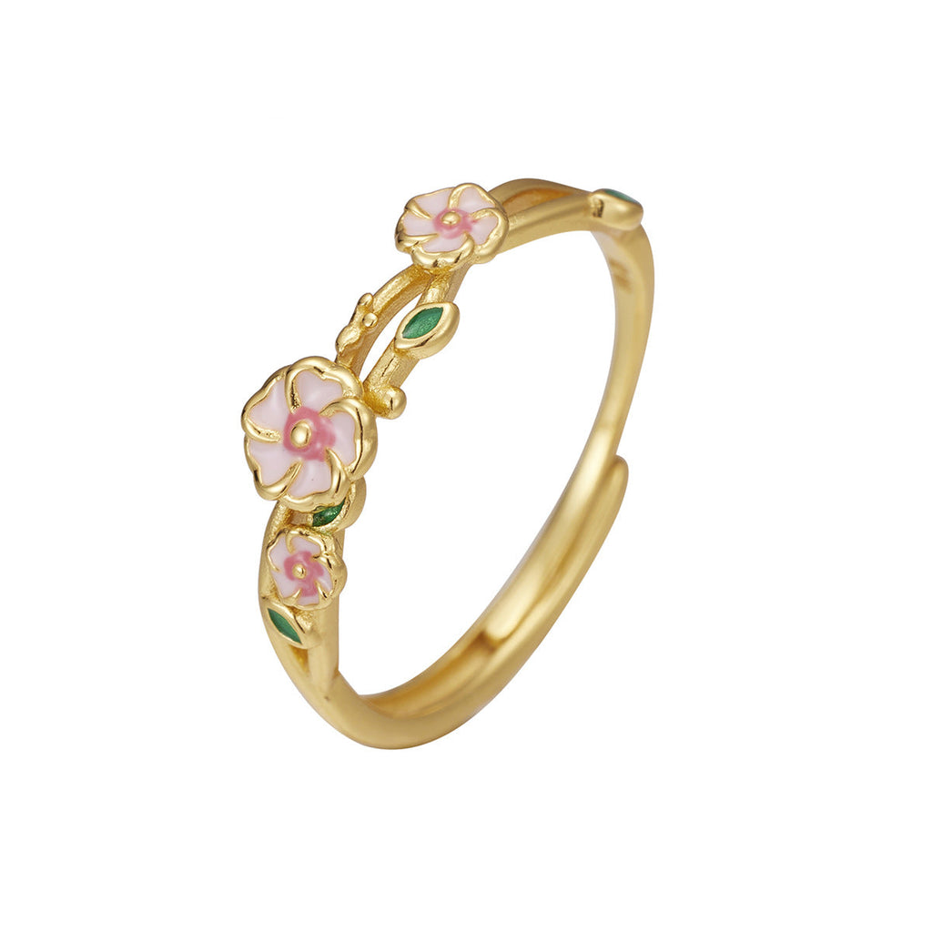 925 Sterling Silver Flower Ring