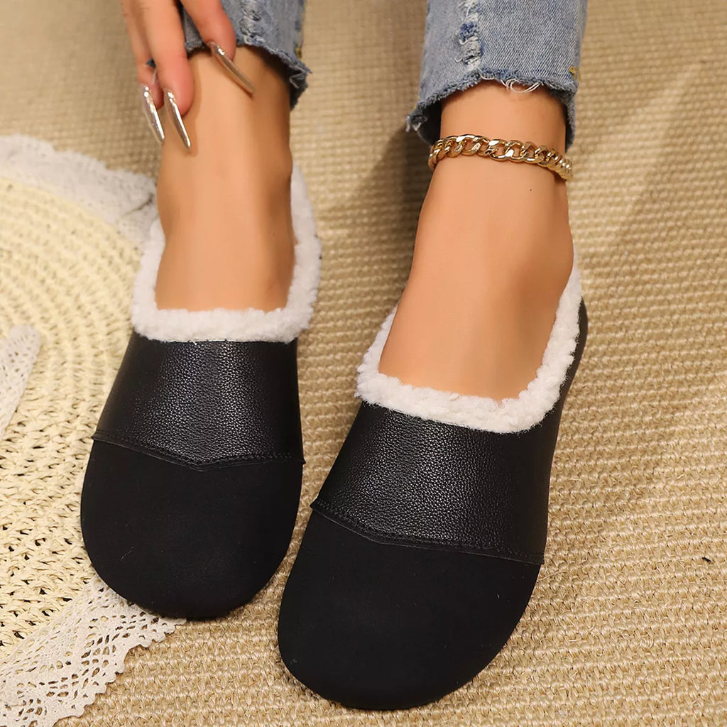 Plush-Lined Slip-Ons