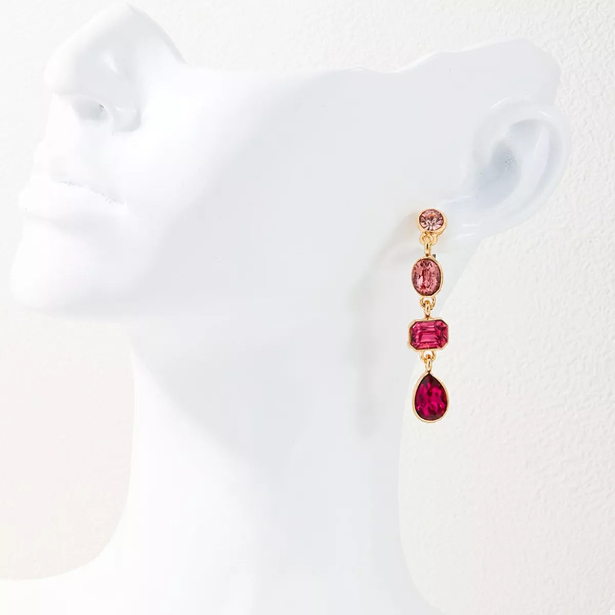18K Gold-Plated Drop Earrings