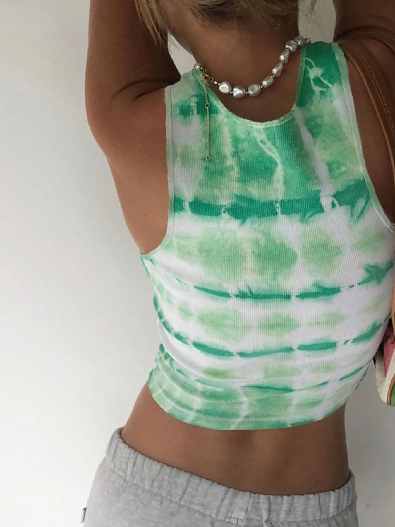 Tie-Dye Ribbed Tank Top