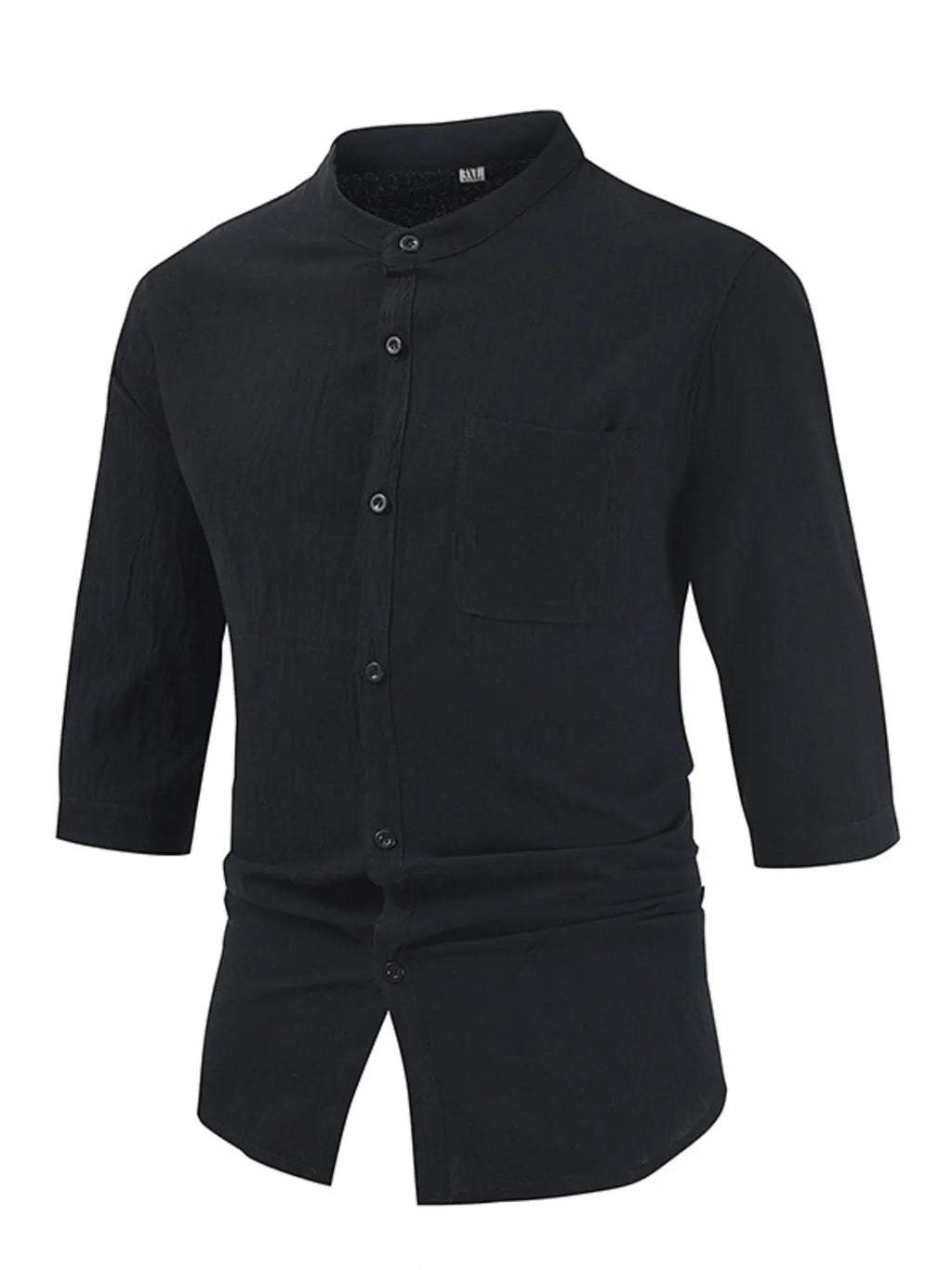 Men's Plus Size Button Down Half Sleeve Shirt