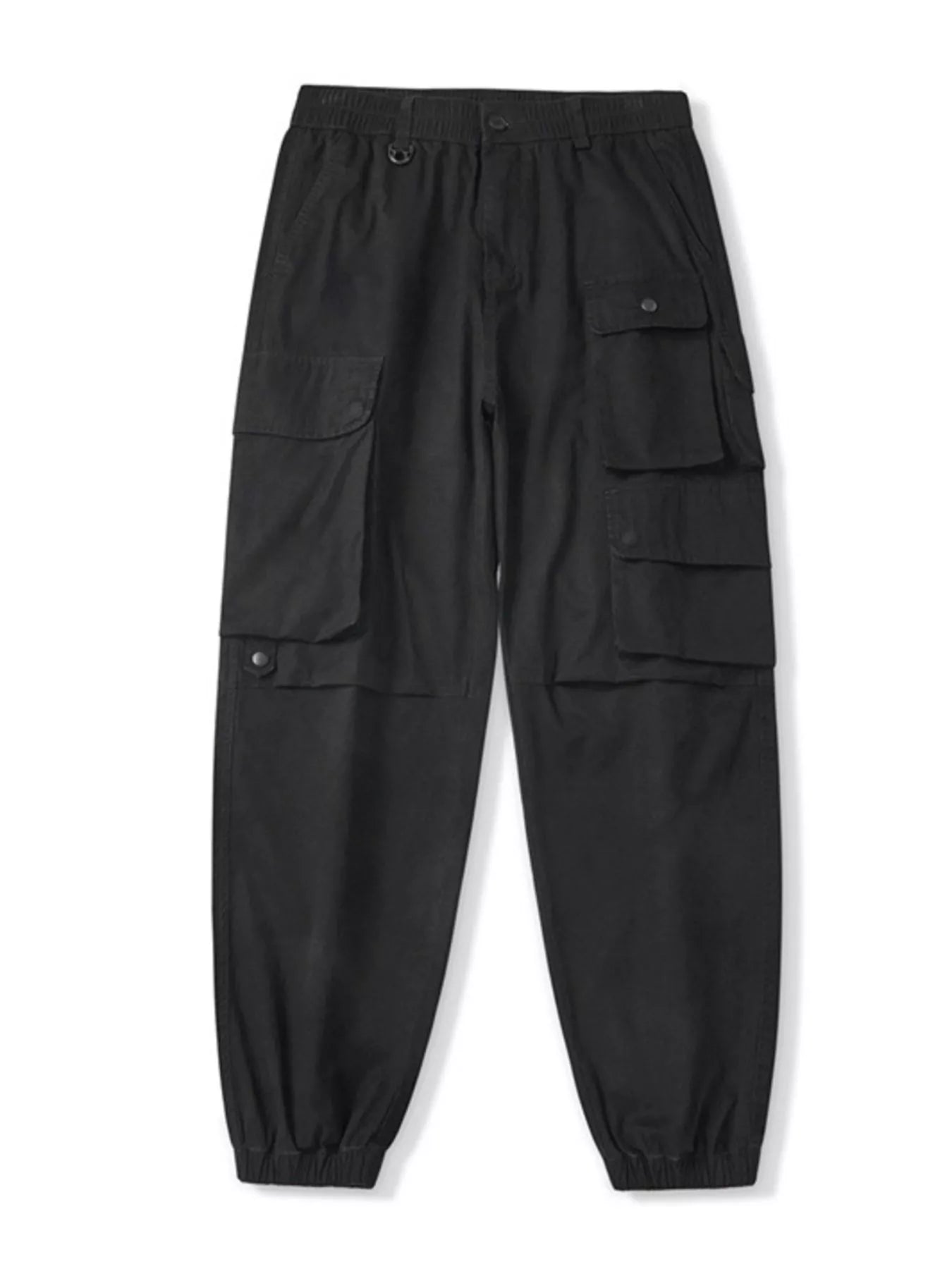 Men's Plus Size Relaxed Fit Multi-Pocket Cargo Pants