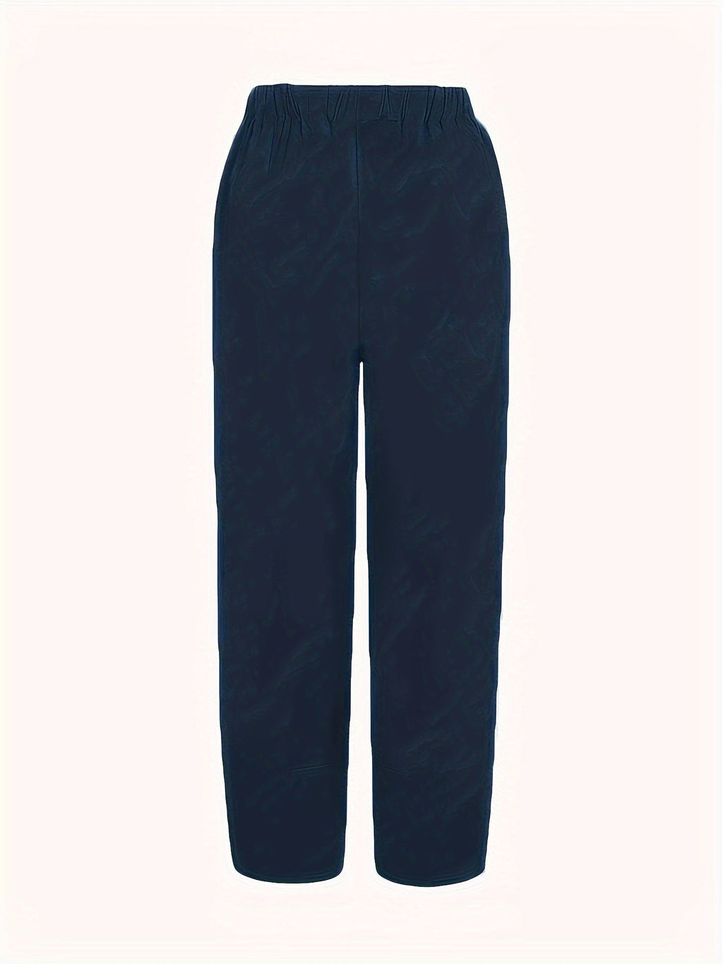 Elastic Waist Pants with Pockets