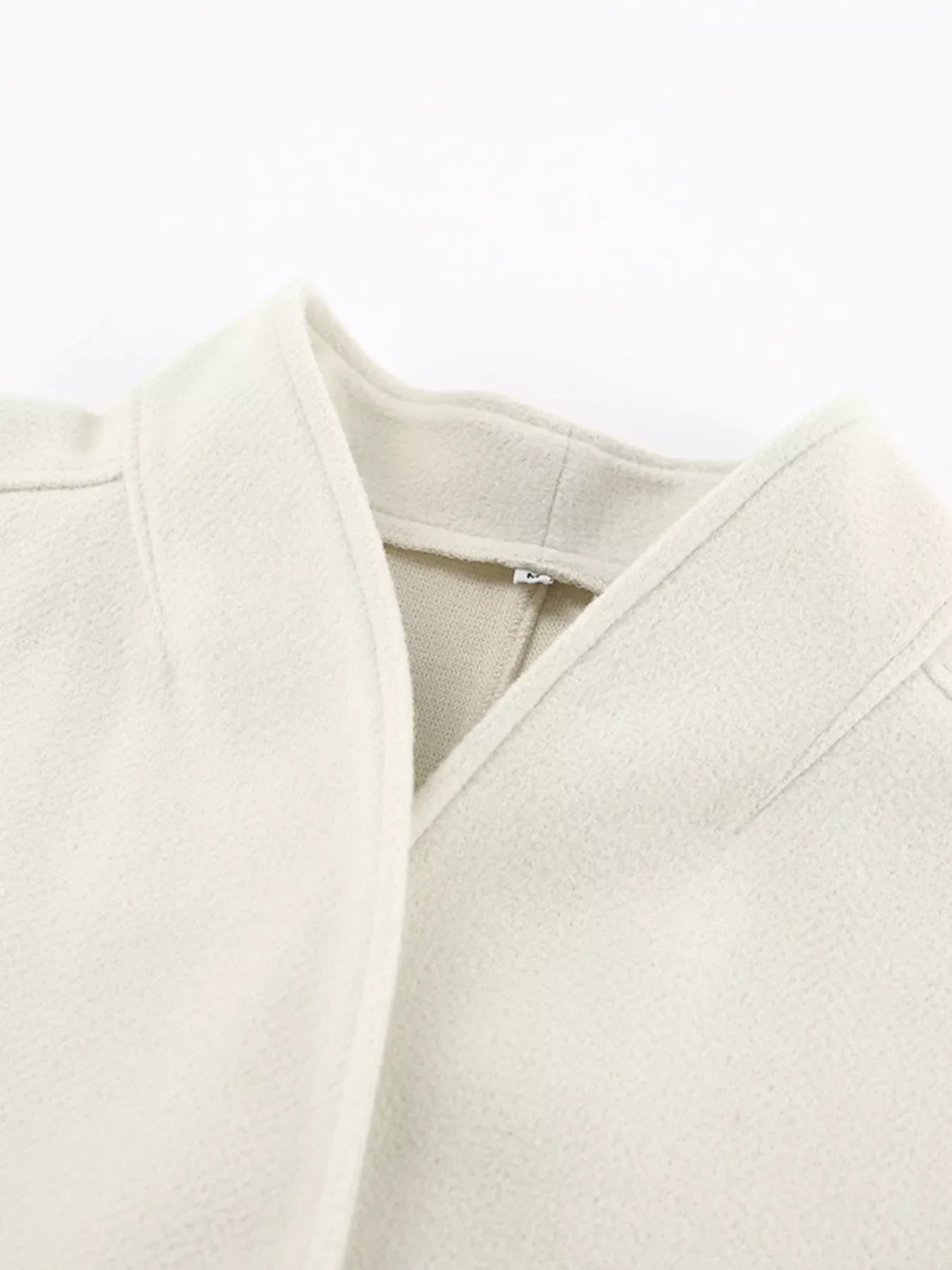 Open Front Dropped Shoulder Outerwear