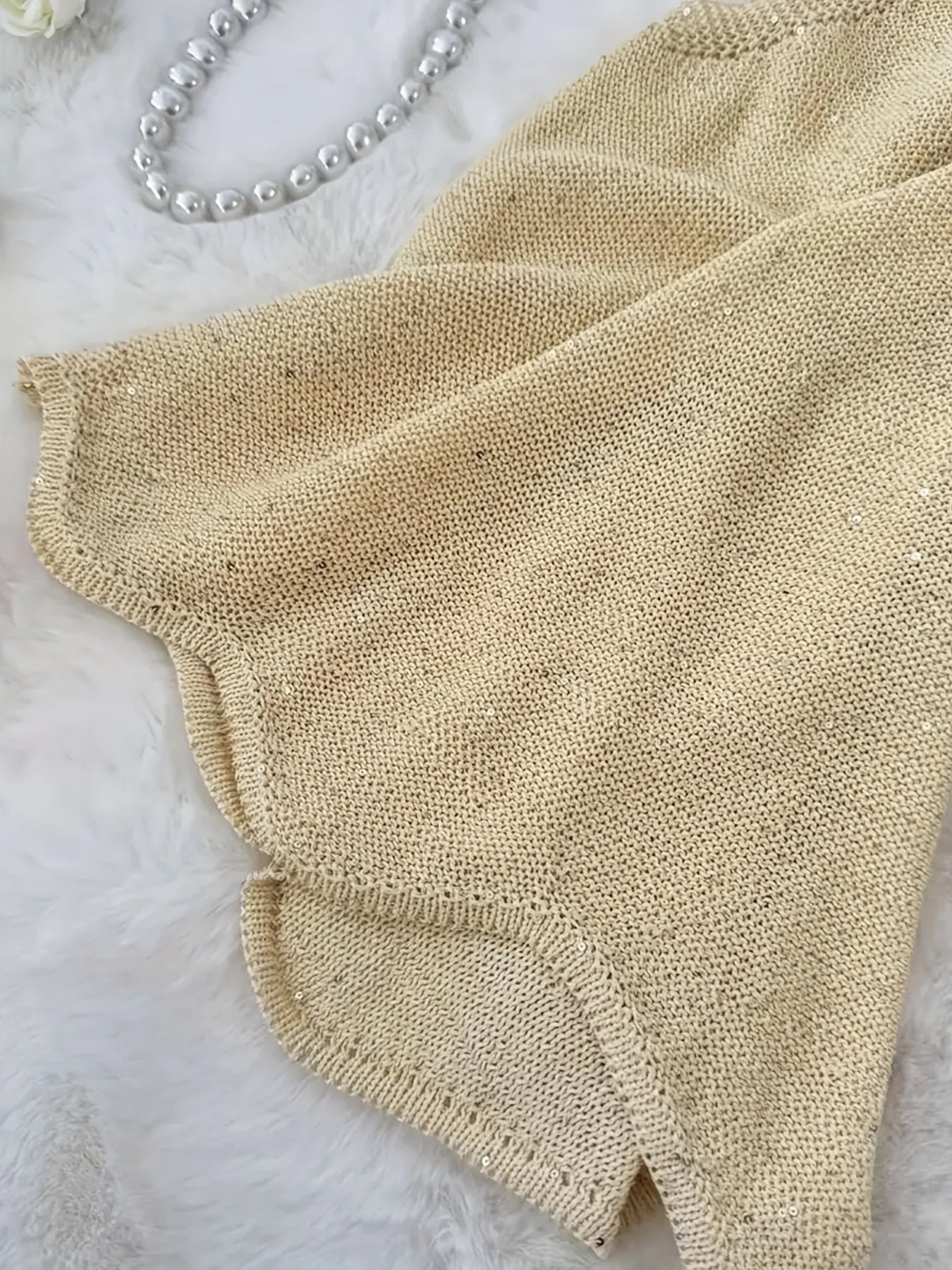 Scoop Neck Sweater Vest