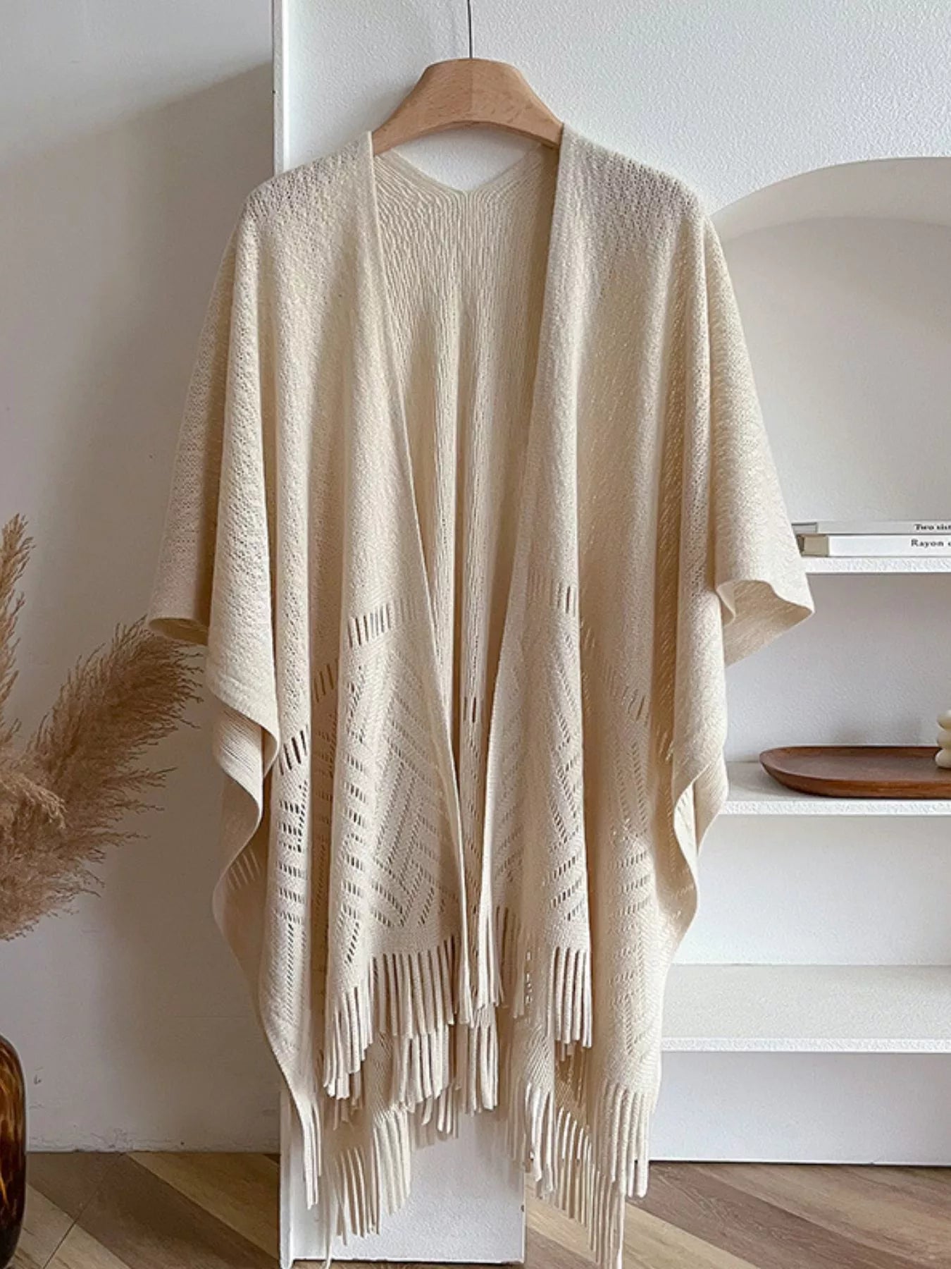 Fringe Open Front Cardigan