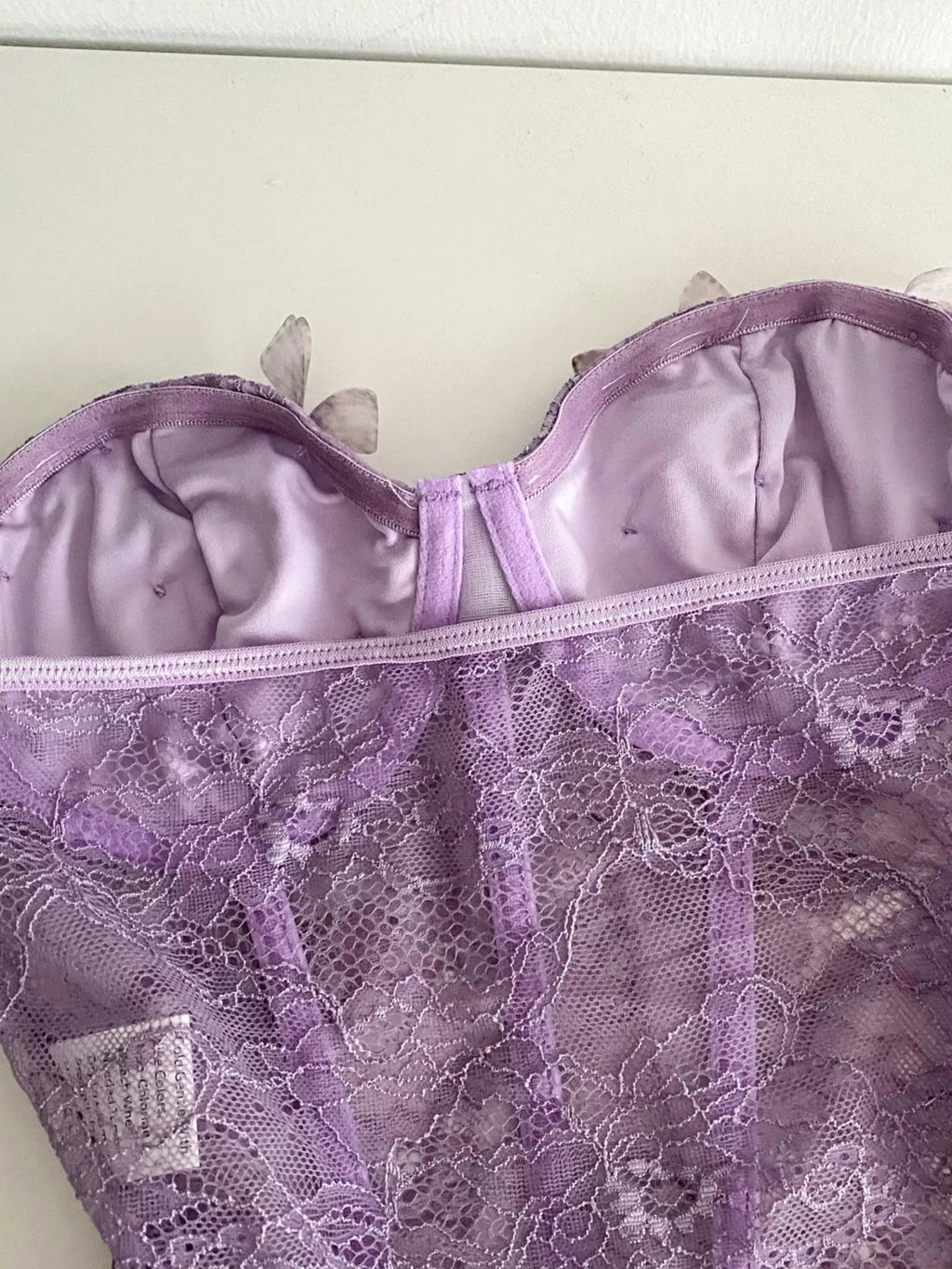Butterfly Lace Tube Top