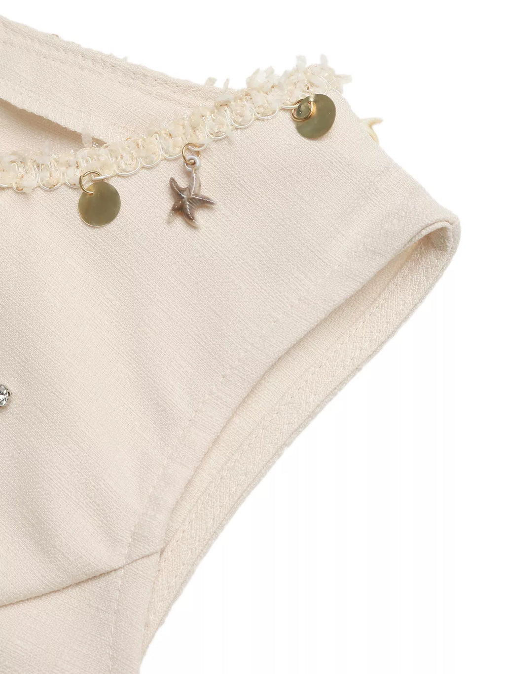 Embellished Sleeveless Top & Shorts Set