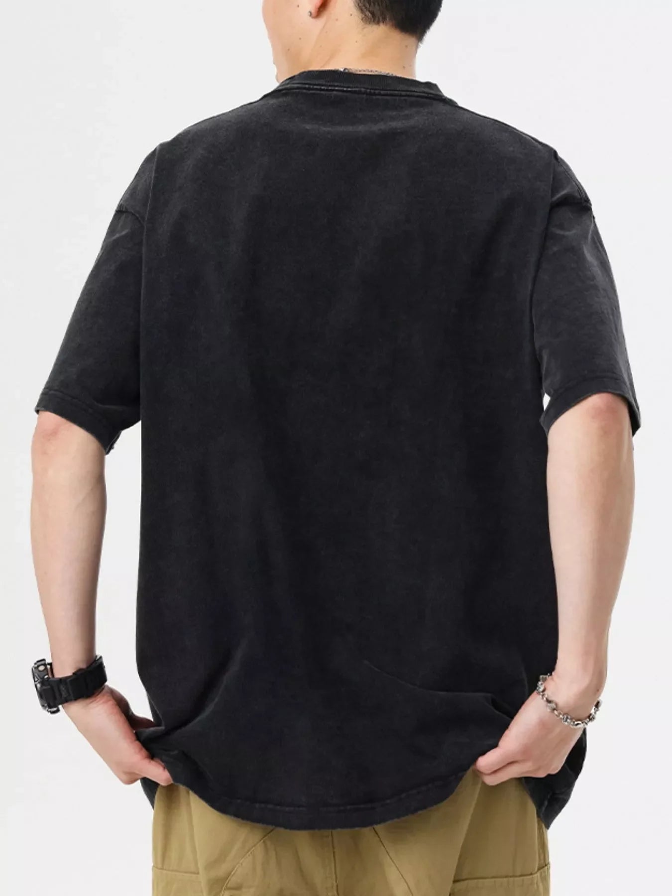 Men's Vintage Washed Oversized T-Shirt