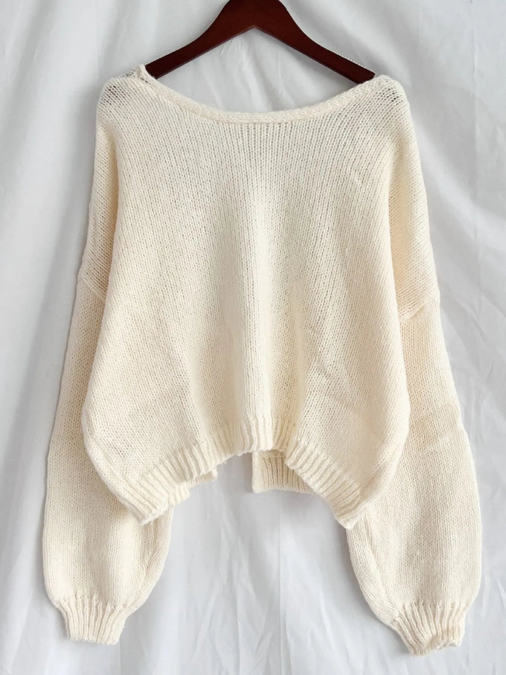 Tied Drop Shoulder Cardigan