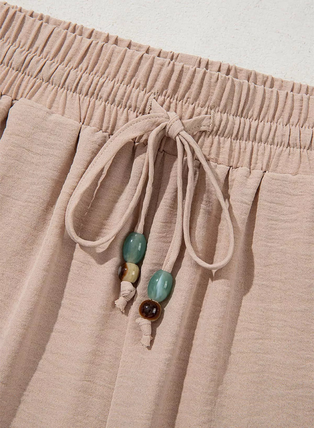 Casual Wide Leg Drawstring Pants