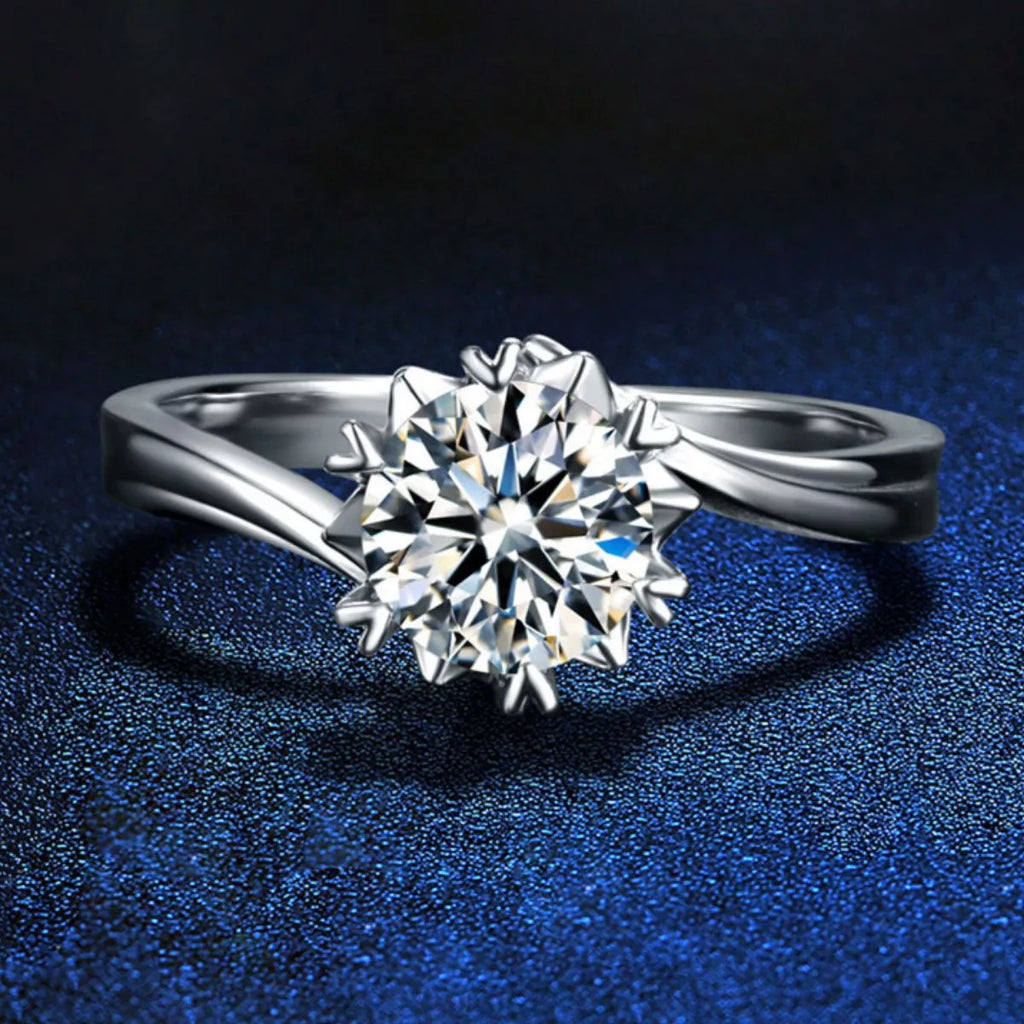 3 Carat Moissanite 925 Sterling Silver Ring