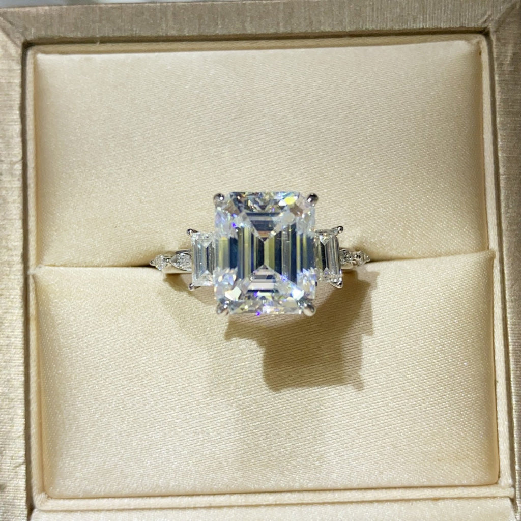 5 Carat Moissanite 925 Sterling Silver Ring