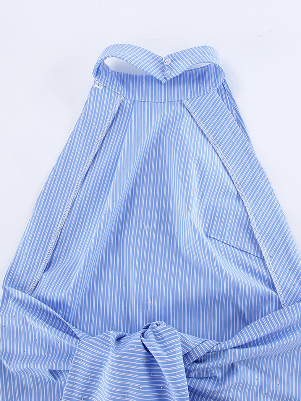 Striped Halter Neck Cami