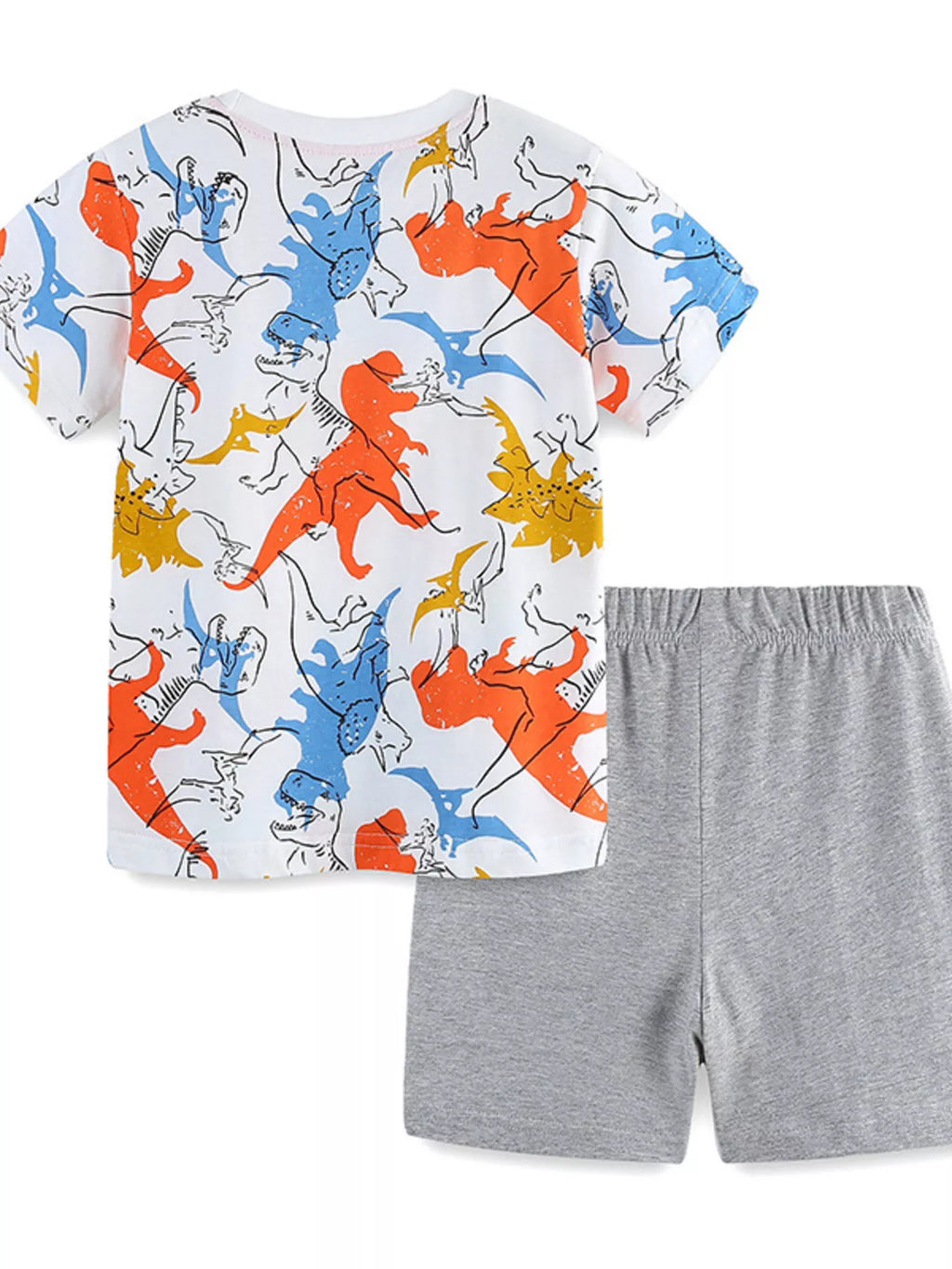 Children's Dinosaur Print Tee and Shorts Set
