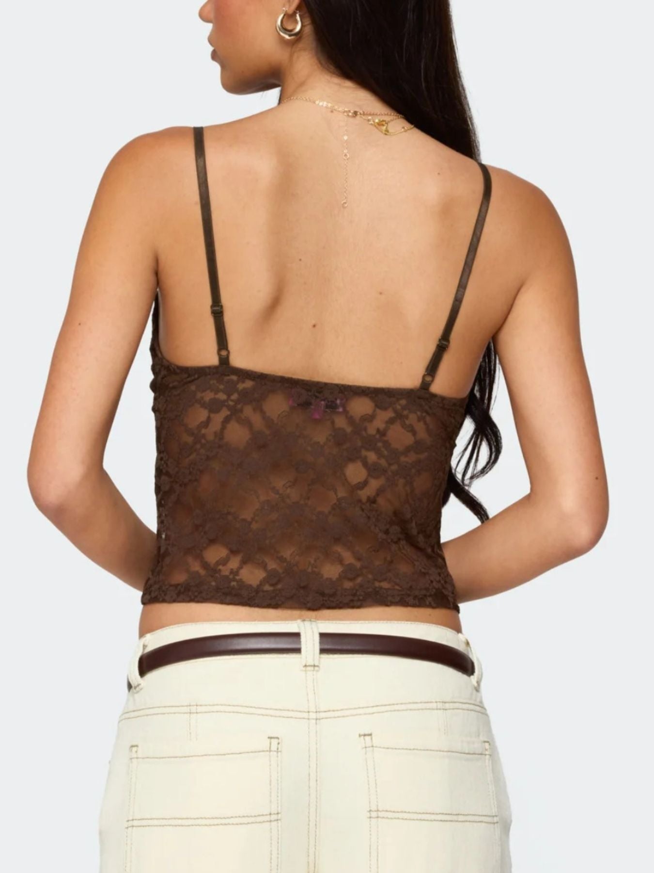 Lace Adjustable Strap Cami