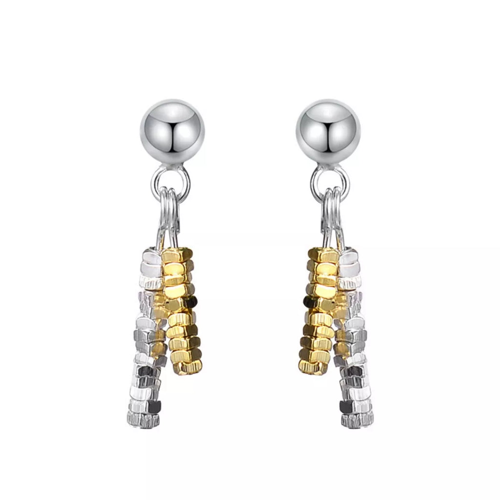 925 Sterling Silver Chain Drop Earrings