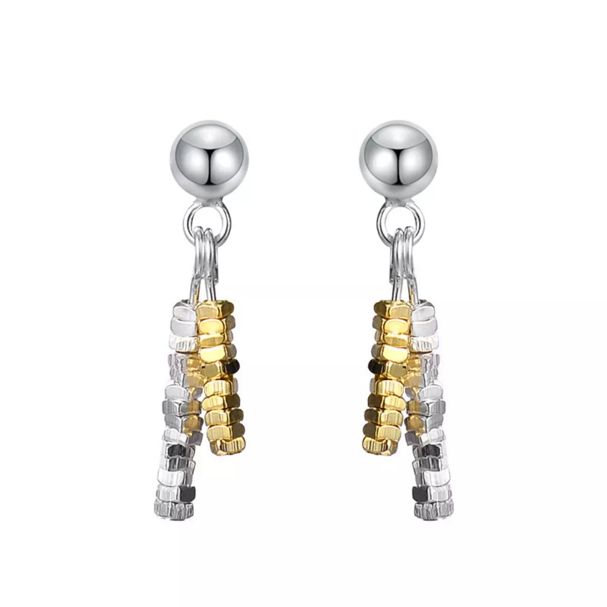 925 Sterling Silver Chain Drop Earrings
