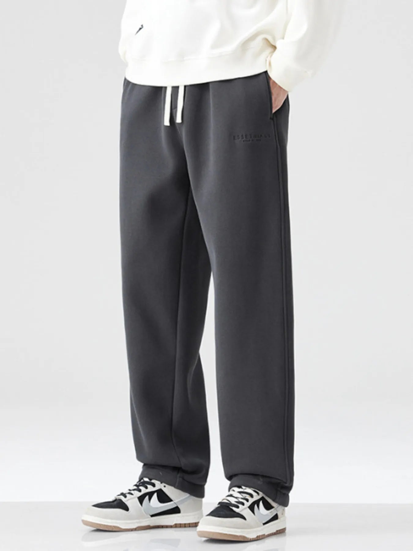 Men's Plus Size Wide Leg Pants