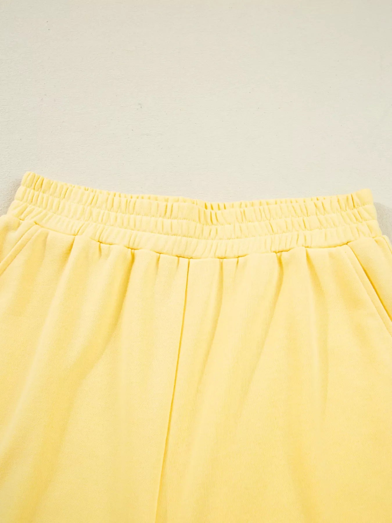 Color Block Patchwork Half Button Top and Shorts 2pcs Set
